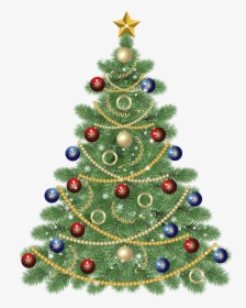 Christmas Tree Clipart High Resolution - Free Clip Art Christmas Tree, HD Png Download, Free Download