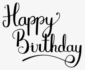 Clip Art Dribbble Clip Art Calligraphy - Fancy Happy Birthday Font, HD Png Download, Free Download