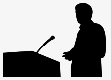 Transparent Speaker Podium Png - Public Speaking Png, Png Download, Free Download