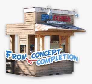 Snow Cone Stand - Signage, HD Png Download, Free Download