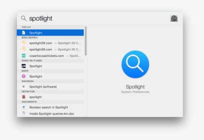 Spotlight App Mac, HD Png Download, Free Download