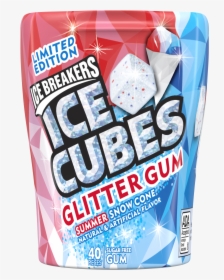 Ice Cubes Glitter Gum, HD Png Download, Free Download