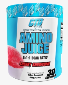 Ctd Sports Amino Juice Cherry Snowcone - Ctd Sports Amino Juice, HD Png Download, Free Download
