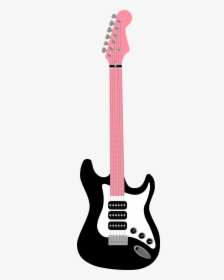 4 Guitar Clipart Free Vector Icons Acoustic Electric - Electric Guitar Clipart Transparent Background, HD Png Download, Free Download