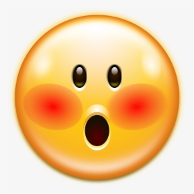 Oxygen480 Emotes Face Embarrassed - Smiley, HD Png Download, Free Download
