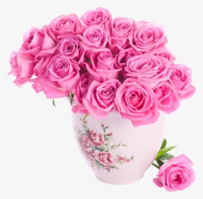 Transparent Beautiful Flower Vase With Flowers Png - Flower Images Pink Colour, Png Download, Free Download