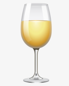 White Wine Glass Transparent Png Clip Art Image - White Wine Glass Emoji, Png Download, Free Download