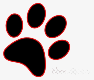 Paw Print Bobcat Clipart Cat Clip Art Black Youtube - Dog Paw Prints Png, Transparent Png, Free Download
