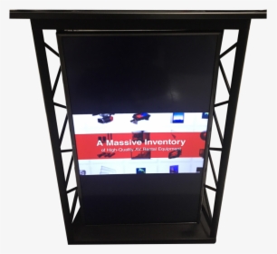 Black Truss Podium For Rent - Table, HD Png Download, Free Download