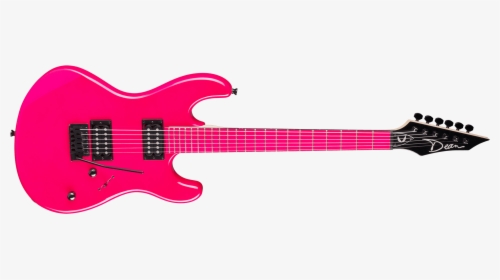 Pink Guitar Png - Dean Custom Zone Pink, Transparent Png, Free Download