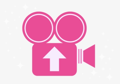 A Graphical Icon Of A Pink Video Camera - Camera Icon Png Pink, Transparent Png, Free Download