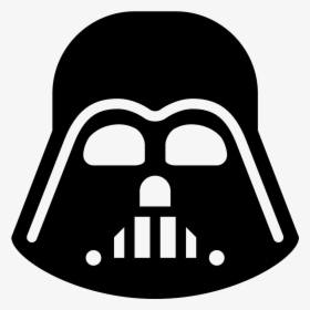 Darth Vader Icon Star Wars Pinterest Star - Darth Vader Head Silhouette, HD Png Download, Free Download