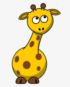 Cartoon Giraffe Free Vector Graphic Baby Giraffe Cute - Cartoon Giraffes, HD Png Download, Free Download
