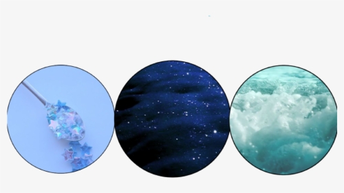 #three #circle #aesthetic #tumblr #pinterest #blue - Blue Png Aesthetic, Transparent Png, Free Download