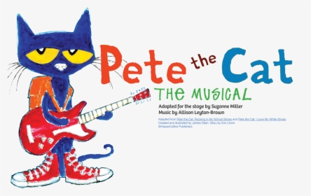 Pete The Cat Guitar Banner Library Library - Pete The Cat Rocking In My School Shoes, HD Png Download, Free Download