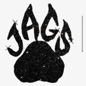 #jags #topgun #pawprint #black #cheerleading #glitter - Top Gun Jags Logo, HD Png Download, Free Download