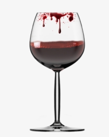 I Like Red Wine Because No One Can Really Be Sure Whether - Blood In A Wine Glass, HD Png Download, Free Download