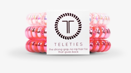 Pink Hair Png Teleties Small 3 Pack Hair Tie, Hd Png - Teleties, Transparent Png, Free Download