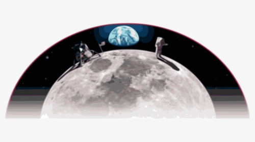 Astronomical Object,space,moon - Man On Moon Transparent, HD Png Download, Free Download