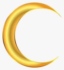 Gold Crescent Moon Png, Transparent Png, Free Download