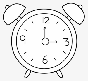 Free Clock Cmsalmon Download Png Clipart - Alarm Clock To Color, Transparent Png, Free Download