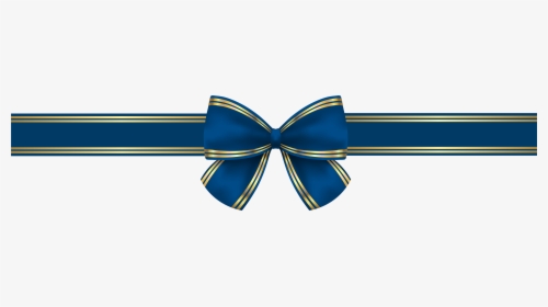 Bow Ties Clipart - Blue And Gold Ribbon, HD Png Download, Free Download