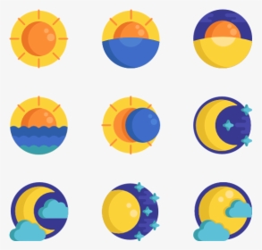 Weather - Sun And Moon Icon, HD Png Download, Free Download