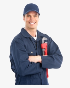 Industrial Worker Png Image - Plumbing Man, Transparent Png, Free Download