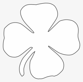 Clover, Four-leaf Clover, Luck, Lucky, Shamrock - 4 Leaved Clover Clip Art, HD Png Download, Free Download