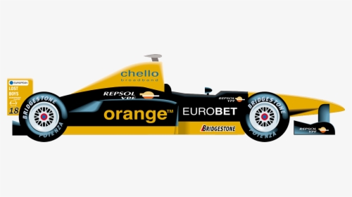 Transparent F1 Car Png - Orange, Png Download, Free Download
