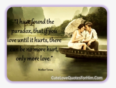 Cute Lovers With Quotes, HD Png Download, Free Download