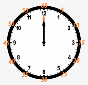 Clock Clip Art Blank - 11 45 On A Clock, HD Png Download, Free Download