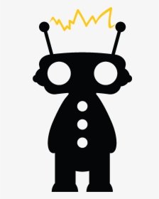 Robot With Electricity Connecting Antennas Cute Bot Hd Png Download Kindpng - robot with antenna roblox