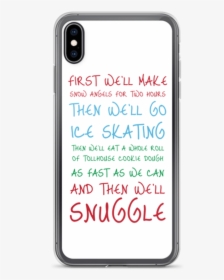 Cute Elf Quotes Xs Max Case - Mobile Phone Case, HD Png Download, Free Download