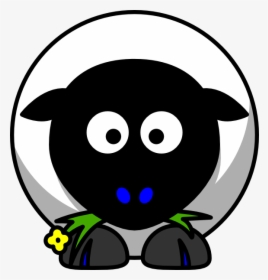Sheep Black Face Blue Toes Svg Clip Arts, HD Png Download, Free Download