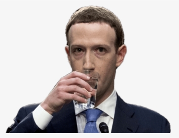 Marc Zuckerberg Drinking Water - Mark Zuckerberg Drinking Water, HD Png Download, Free Download