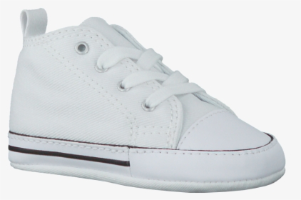 White Converse Baby Shoes First Star - Skate Shoe, HD Png Download, Free Download