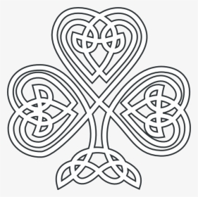 Celtic Knot Shamrock Coloring Pages, HD Png Download, Free Download