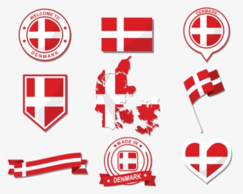 Danish Flag Vector , Png Download - Swedish Vs Norwegian Language, Transparent Png, Free Download