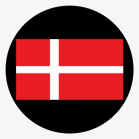 Apollo Design 1178 Danish Flag Glass Pattern - Circle, HD Png Download, Free Download
