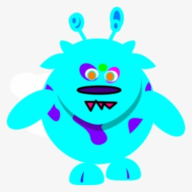 Blue Monster Svg Clip Arts, HD Png Download, Free Download