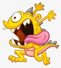 Cartoon Monster Running, HD Png Download, Free Download