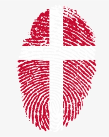 Denmark, Flag, Fingerprint, Country, Pride, Identity - Challenges Of Digital India, HD Png Download, Free Download