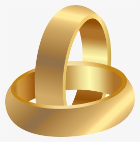 Golden Wedding Rings Png Clip Art, Transparent Png, Free Download