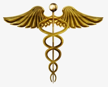 Staff Of Hermes Caduceus As A Symbol Of Medicine Caduceus - Gold Caduceus, HD Png Download, Free Download
