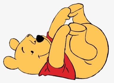 Touching His Toes Cute Winnie The Pooh - Winnie The Pooh Png, Transparent Png, Free Download