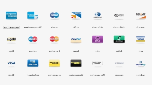 Payment Method Png File - Icons Payment Methods Png, Transparent Png, Free Download
