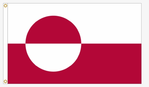 Greenland Flag - Flag Of Green Land, HD Png Download, Free Download