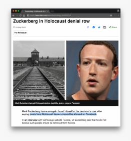 Mark Zuckerberg Jew Meme , Png Download - Auschwitz, Transparent Png, Free Download
