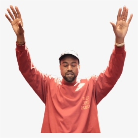 Kanye West Transparent Png - Kanye West Hands Up Png, Png Download, Free Download